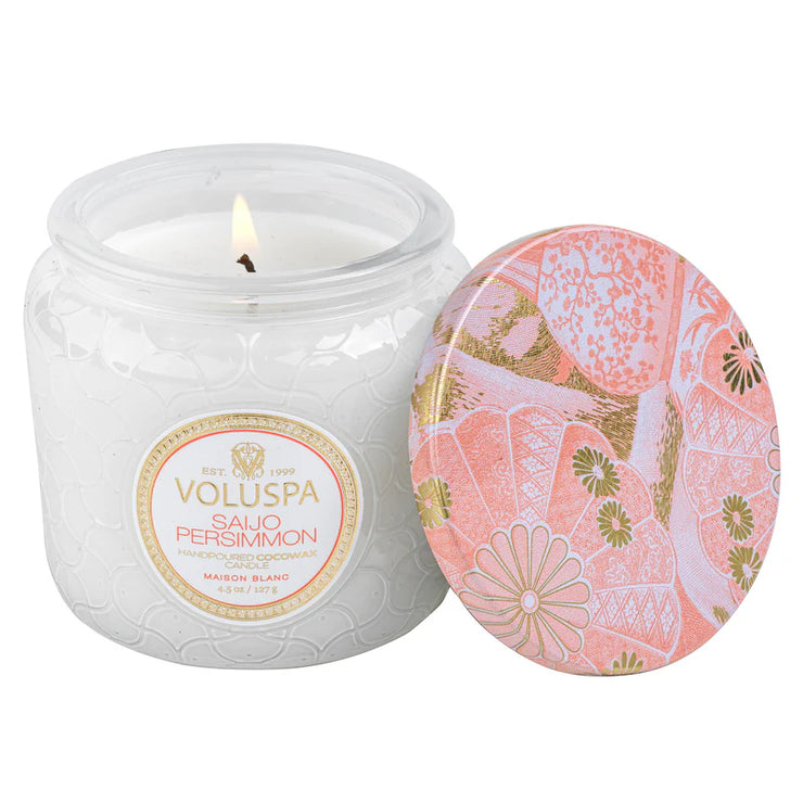 Voluspa Saijo Persimmon Petite Jar Candle ~ 4.5oz