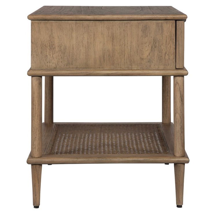 Uttermost Coast Natural Rattan Cane Side Table