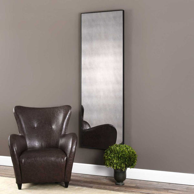 Uttermost Burwell aged Black Tall Mirror