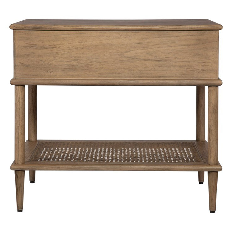 Uttermost Coast Natural Rattan Cane Side Table