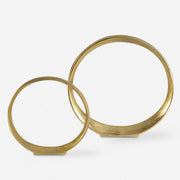 Uttermost Jimena Ring Gold Set of 2 Sculptures