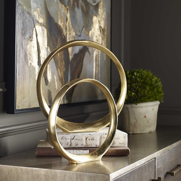 Uttermost Jimena Ring Gold Set of 2 Sculptures