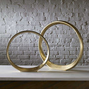 Uttermost Jimena Ring Gold Set of 2 Sculptures