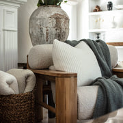 Kashwere Ultra Plush Mist Signature Solid Throw Blanket