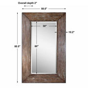 Uttermost Langford Hickory Undertone Mirror