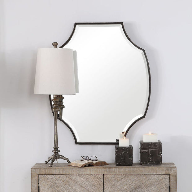 Uttermost Ulalia Dark Rustic Bronze Mirror