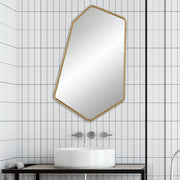Uttermost Linneah Large Aged Gold Mirror