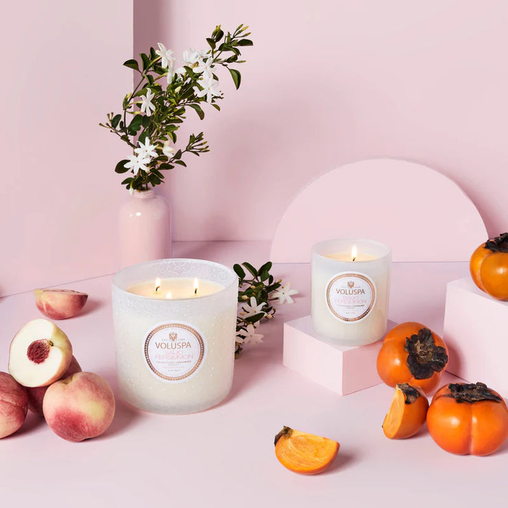 Voluspa Saijo Persimmon Boxed Luxe Candle ~ 30oz