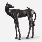 Uttermost Hello Friend Cast Iron Horse Sculpture