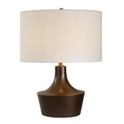 Uttermost Paseo Warm Bronze Curved Table Lamp