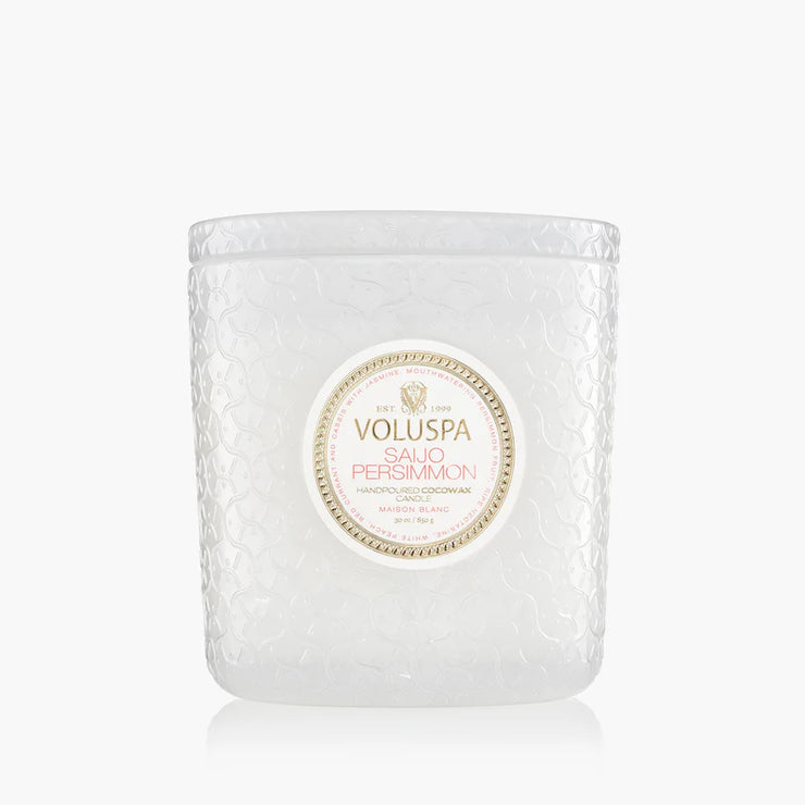 Voluspa Saijo Persimmon Boxed Luxe Candle ~ 30oz