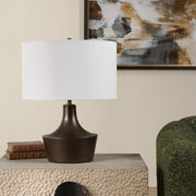 Uttermost Paseo Warm Bronze Curved Table Lamp