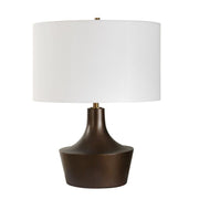 Uttermost Paseo Warm Bronze Curved Table Lamp