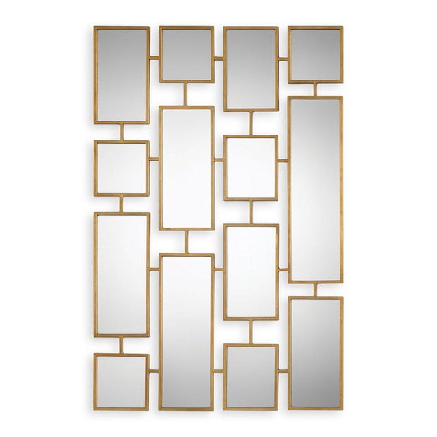 Uttermost Kennon Crafted Gold Leaf Mirror