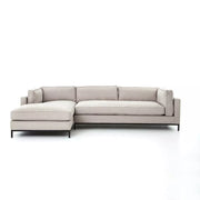 Four Hands Grammercy 2 Piece Left Chaise Sectional 120” ~ Bennett Moon Upholstered Fabric
