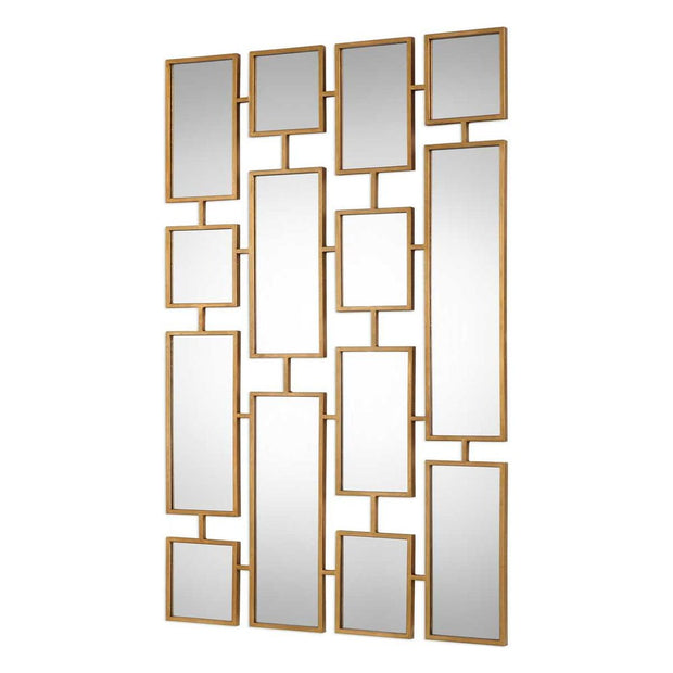Uttermost Kennon Crafted Gold Leaf Mirror
