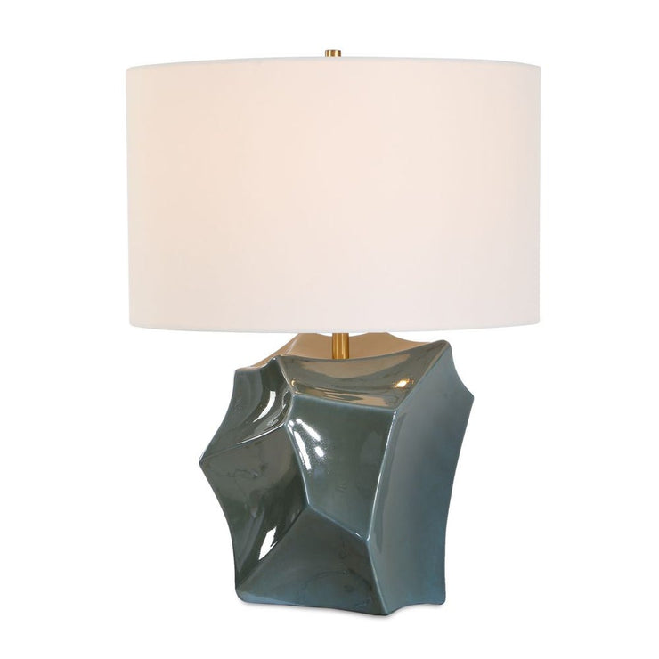 Uttermost Prisma Dark Teal Smoky Bronze Table Lamp