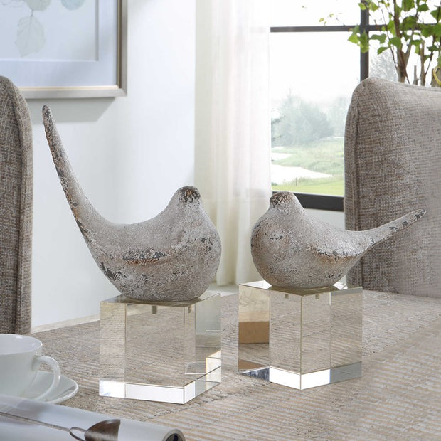 Uttermost Better Together Bird Set of 2 Sculptures