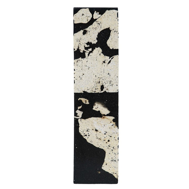 Uttermost Nouveau White Limestone With Black Accents Sculpture