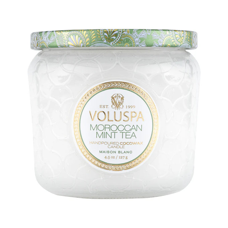 Voluspa Moroccan Mint Tea Petite Jar Candle ~4.5oz