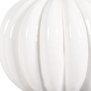 Uttermost Irena Ribbed Glossy White Spheres Table Lamp