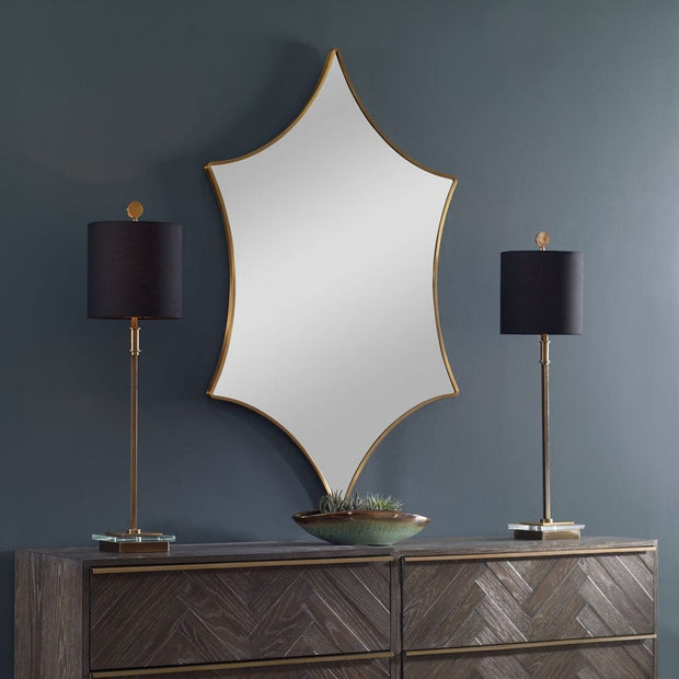 Uttermost Aries Unique Stainless Steel Mirror
