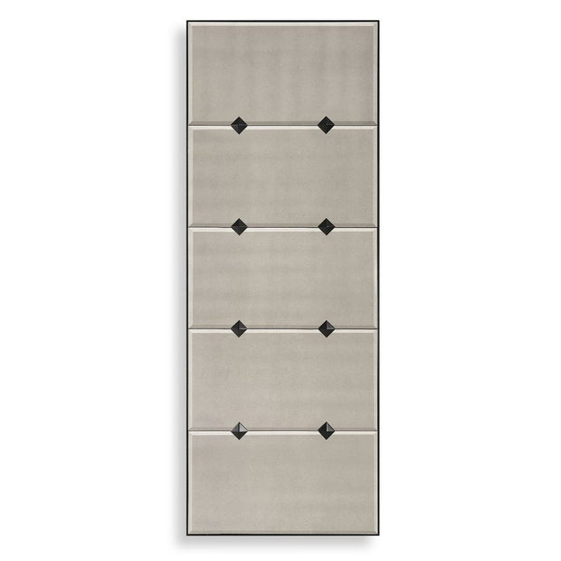 Uttermost Serchio Slim Black Iron Mirror