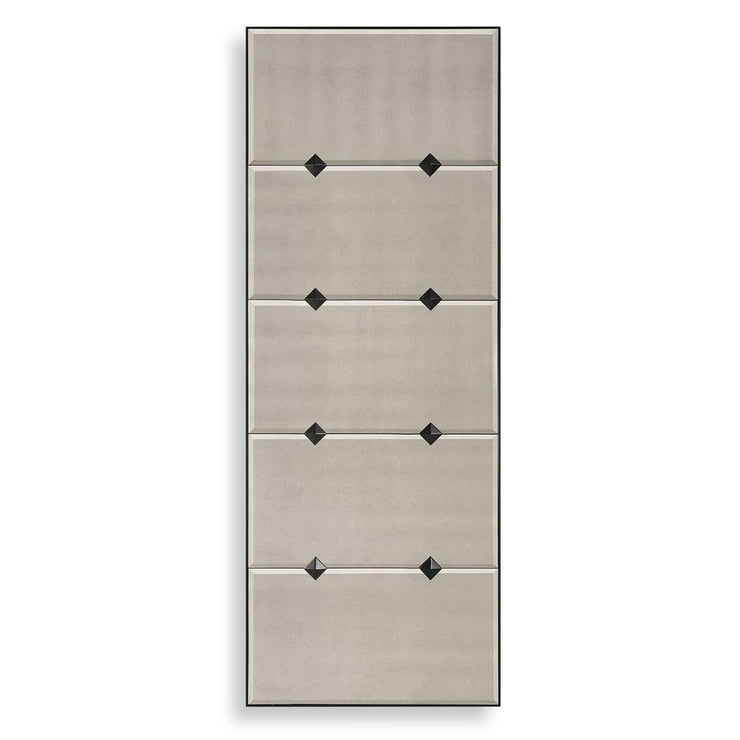 Uttermost Serchio Slim Black Iron Mirror