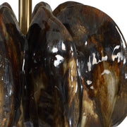 Uttermost Jaudon Deep Ridges Finished In Rich Dark Browns Table Lamp