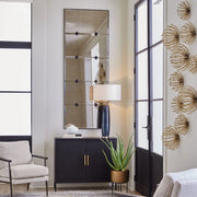 Uttermost Serchio Slim Black Iron Mirror