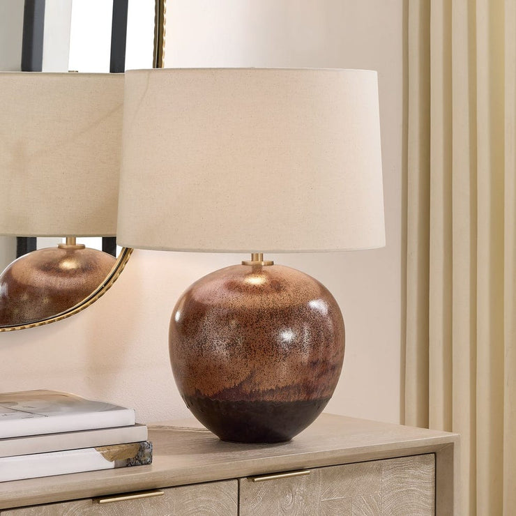 Uttermost Brownell Dark Shades Of Chocolate Table Lamp