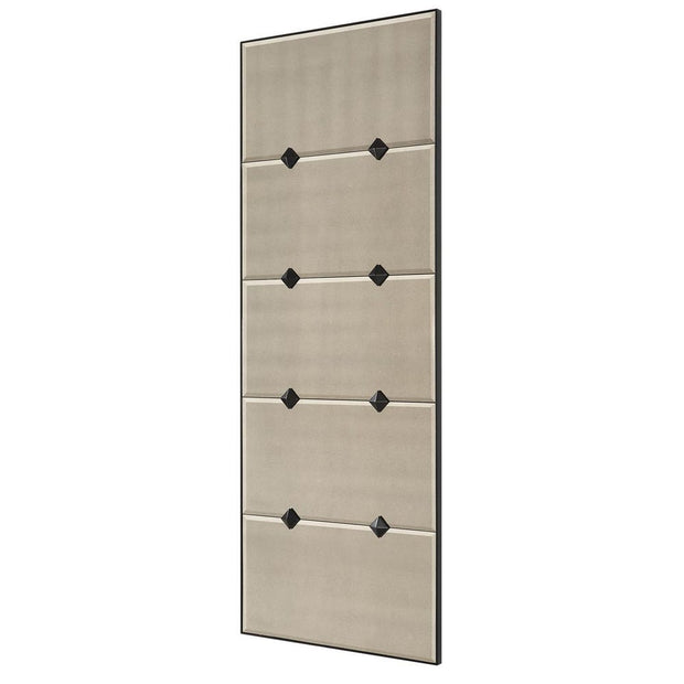 Uttermost Serchio Slim Black Iron Mirror