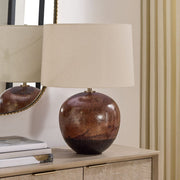 Uttermost Brownell Dark Shades Of Chocolate Table Lamp