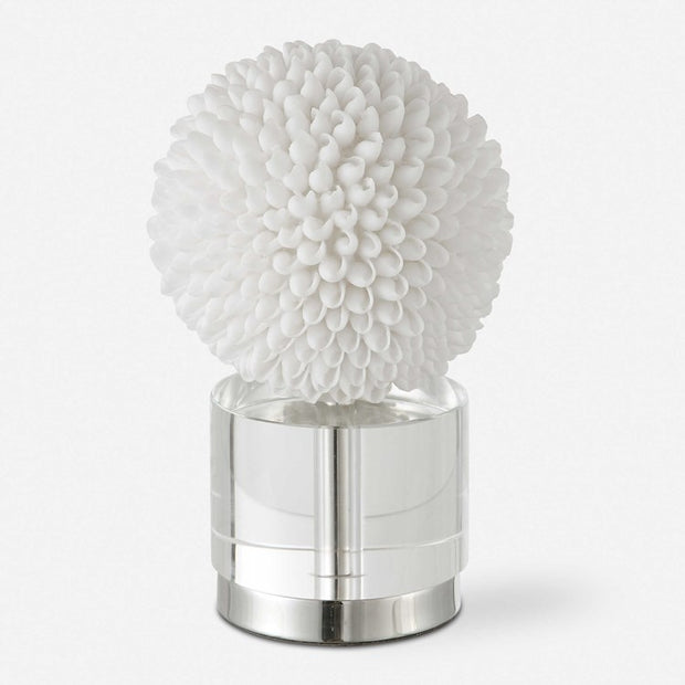 Uttermost Cascara Faux Sea Shells With Crystal Base Sculpture