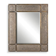 Uttermost Harvest Serenity Ornate Gold Champagne Leaf Mirror