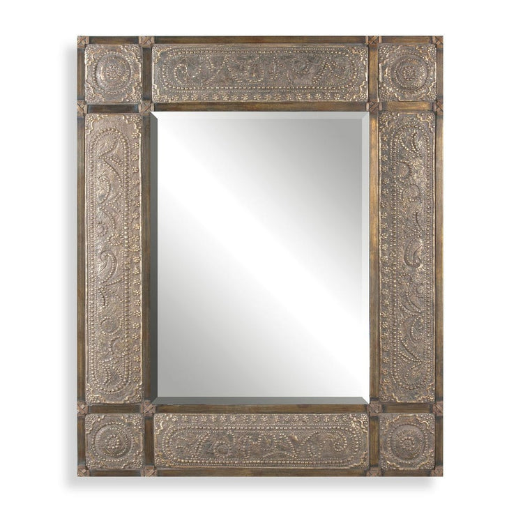 Uttermost Harvest Serenity Ornate Gold Champagne Leaf Mirror