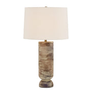 Uttermost Vale Warm Beige Table Lamp With Warm White Linen Shade