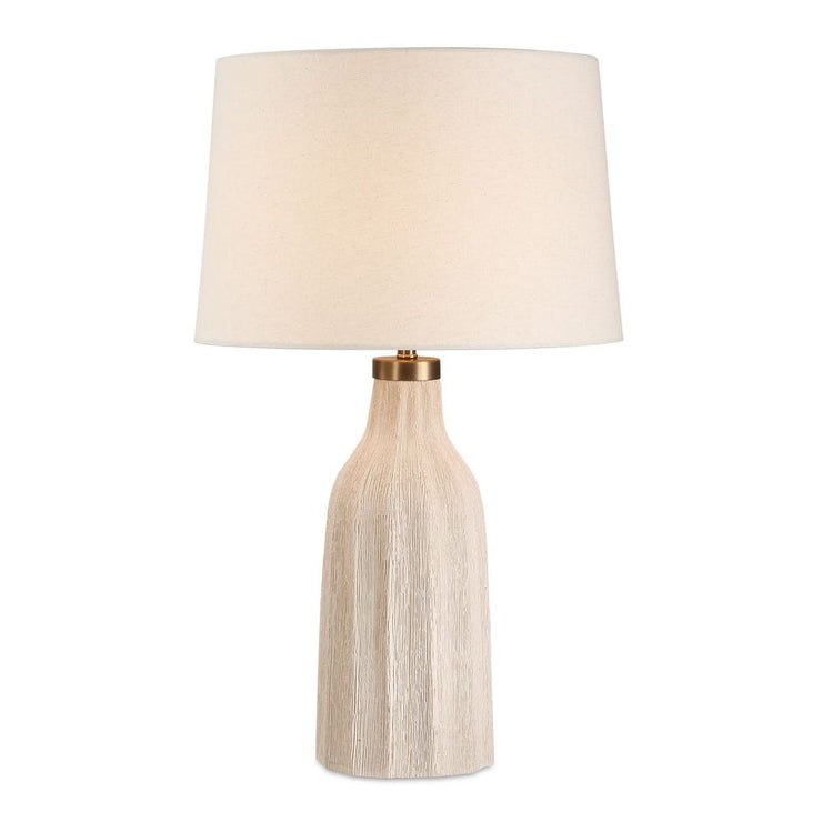Uttermost Maddox Warm Cream And Antique Brass Table Lamp