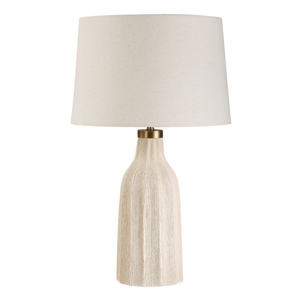 Uttermost Maddox Warm Cream And Antique Brass Table Lamp