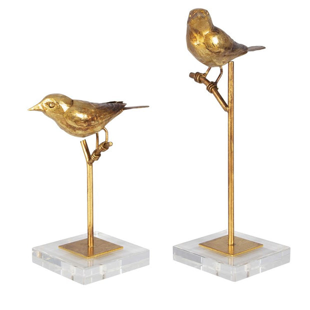 Uttermost Passerines Perched Birds Set of 2 Figurines
