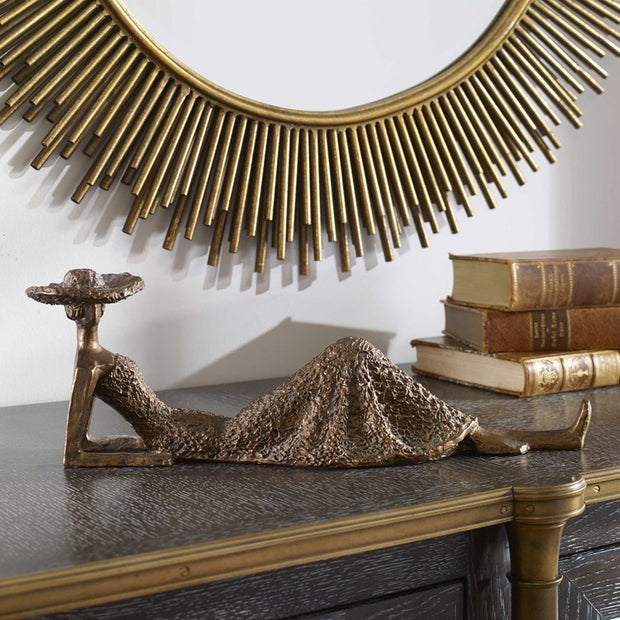 Uttermost Summer Days Antiqued Bronze Sculpture