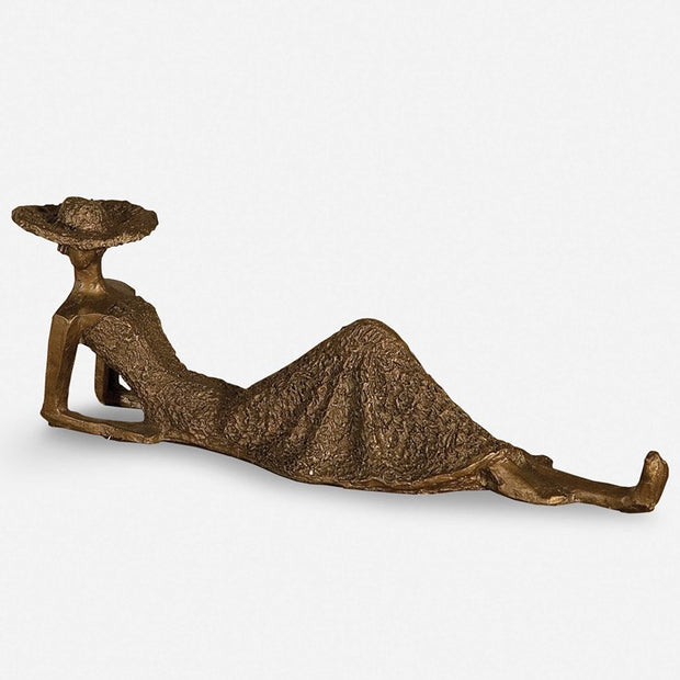 Uttermost Summer Days Antiqued Bronze Sculpture