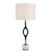 Uttermost Maryam Warm Black Iron Cordless Buffet Lamp