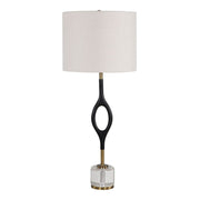 Uttermost Maryam Warm Black Iron Cordless Buffet Lamp