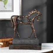 Uttermost Titan Horse Antiqued Bronze Sculpture