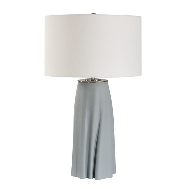 Uttermost Cover Up Muted Light Blue Table Lamp