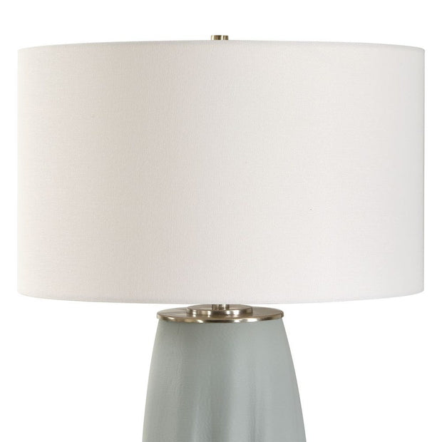 Uttermost Cover Up Muted Light Blue Table Lamp