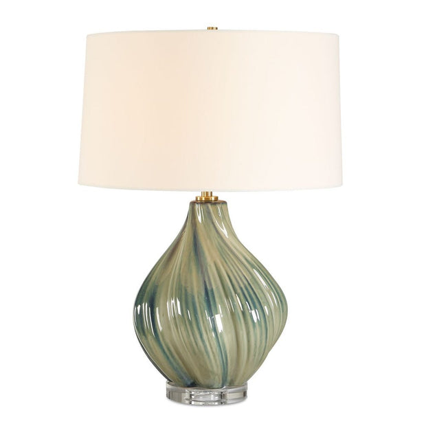 Uttermost Tausha Muted Greens And Blues Table Lamp