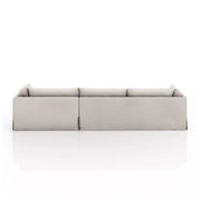 Four Hands Habitat Slipcovered  2 Piece Right Chaise Sectional 133” ~ Bennett Moon Slipcover Fabric