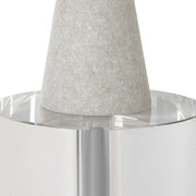 Uttermost Norte Stone and Crystal Set of 2 Sculptural Objects